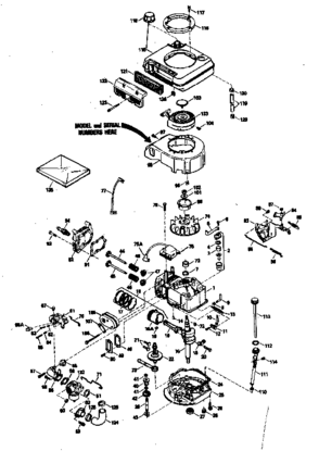Part Location Diagram of 37644 Tecumseh Flange Assembly., Mounting