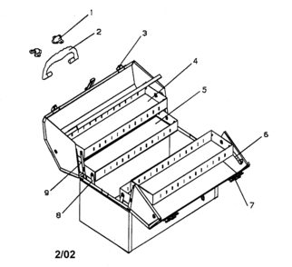 Tool Box Diagram and Parts List for 706592360  Craftsman Tool Stand & Cart