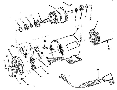 Part Location Diagram of 64895 Craftsman Stator Screw