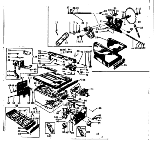 Part Location Diagram of 30629 Craftsman Starter housing