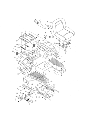 Part Location Diagram of 732-04491 MTD Adjuster-seat