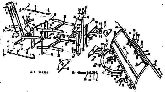 Replacement Parts Diagram and Parts List for 91799550  Craftsman Snow Blower