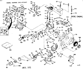 Part Location Diagram of 33230 Craftsman Muffler assembly