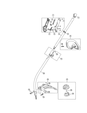 Drive Shaft/handle/shield Diagram and Parts List for 316731704  Craftsman Trimmer