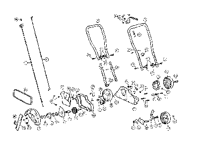 General assembly Diagram and Parts List for CMXGKAME2979  Craftsman Edger
