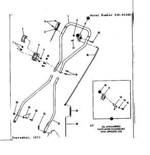 Part Location Diagram of 36930 Tecumseh Oil Filter Adapter Gasket