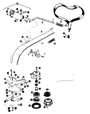 Part Location Diagram of 7108-00 Craftsman Grip-handlebar