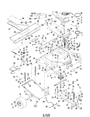 Part Location Diagram of 2157020115-E1 Craftsman 10.5 hp engine