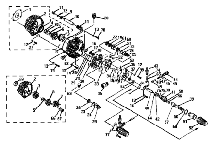 Part Location Diagram of 95384 Generac Spring,2000-2500psi