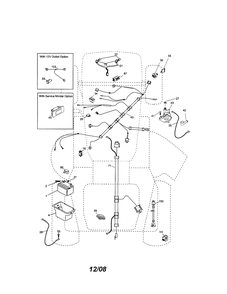 Diagram Diagram and Parts List for 917287241 Type 0 Craftsman Lawn Tractor