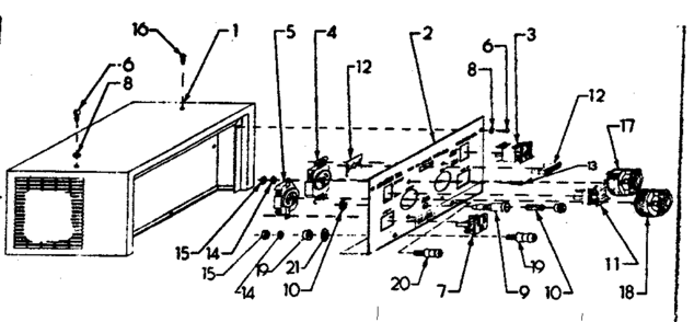 Control Panel Cover Diagram and Parts List for 580321840  Craftsman Engine