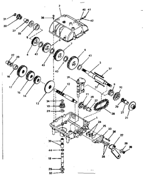 Unit Parts Diagram and Parts List for 143723A  Craftsman Lawn Tractor