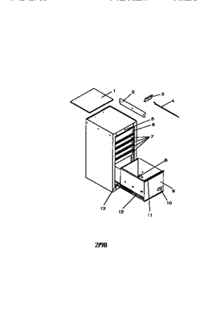 Part Location Diagram of A15378A2-EG Craftsman Drawer