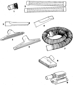 2-1/2" Diameter Plastic Accessories Diagram and Parts List for 113179430  Craftsman Filters & Accessories