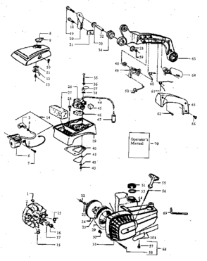 Part Location Diagram of 530-001648 Craftsman Screw