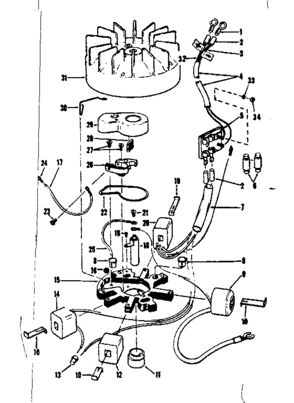 Part Location Diagram of 27435 Craftsman Choke lever