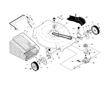 Part Location Diagram of 532423849 Husqvarna Bag