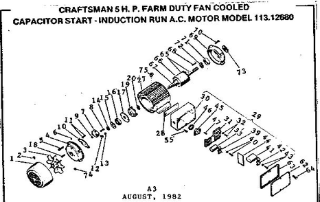 Part Location Diagram of 64489 Craftsman Lower Casing