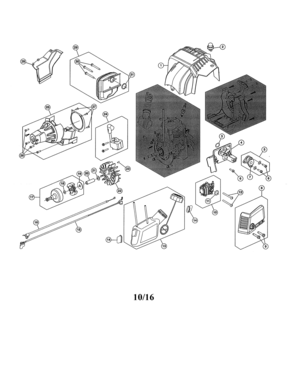 Fuel Tank/clutch Diagram and Parts List for 316731704  Craftsman Trimmer