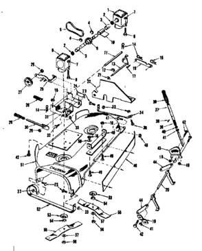 Replacement Parts Diagram and Parts List for 917250119  Craftsman Lawn Mower