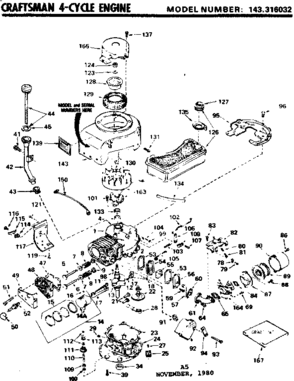 Part Location Diagram of 32592B Craftsman Piston