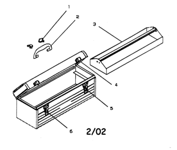 Tool Box Diagram and Parts List for 706592100  Craftsman Tool Stand & Cart