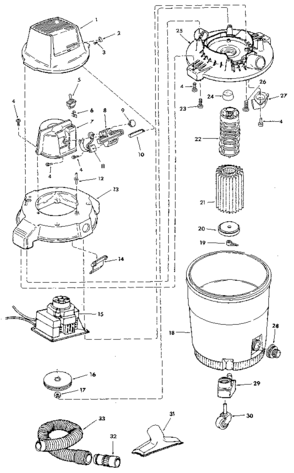 Part Location Diagram of 73304 Craftsman Cap motor