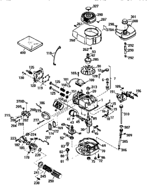 Engine 143.954516 Diagram and Parts List for 143954516  Craftsman Engine