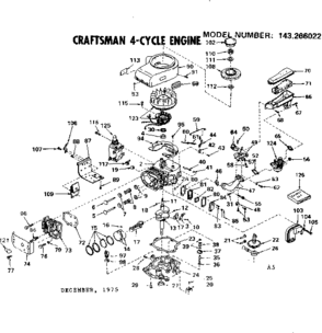 Part Location Diagram of 34175 Craftsman Cylinder