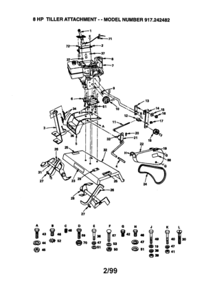 Part Location Diagram of 19131311 Craftsman Flat washer, 8-pack