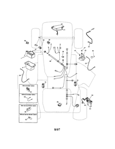 Diagram Diagram and Parts List for 917287032 Type 0 Craftsman Lawn Tractor