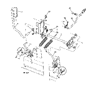 Lift assembly Diagram and Parts List for 960420221  Craftsman Lawn Tractor