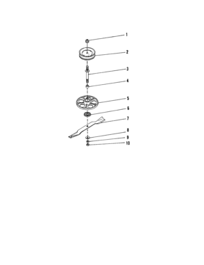 Spindle Assembly Diagram and Parts List for 486243293  Craftsman Lawn Tractor