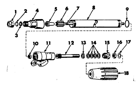 Replacement Parts Diagram and Parts List for 471465050  Craftsman Pressure Washer