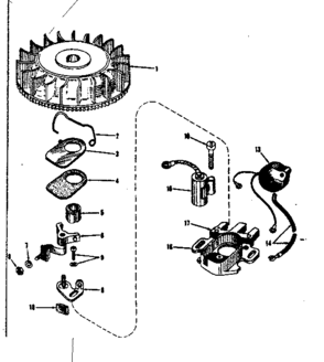 Part Location Diagram of 26176 Craftsman Coil assembly