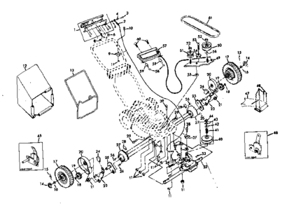 Part Location Diagram of 75628 Craftsman Control assembly
