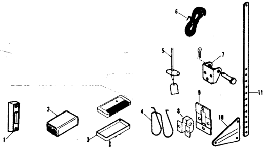 Part Location Diagram of 10A13 Craftsman Power tool battery, 9-volt