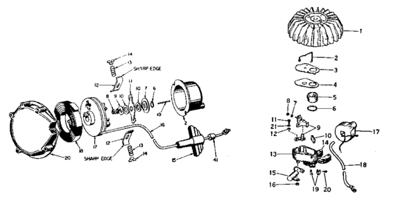 Part Location Diagram of 590307 Craftsman Cord