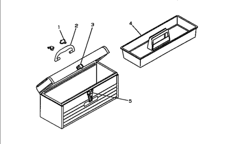 Unit Parts Diagram and Parts List for 706655020  Craftsman Tool Stand & Cart