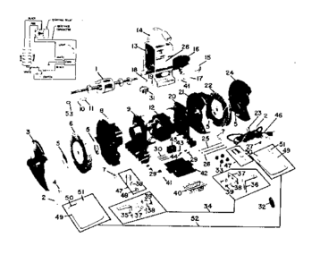 Unit Parts Diagram and Parts List for 39719471  Craftsman Grinder