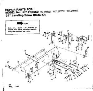 Part Location Diagram of 3382P Craftsman Cap screw