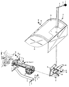 Part Location Diagram of 2629 Craftsman Hood