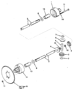 Part Location Diagram of 774219 Tecumseh USE 00774219A