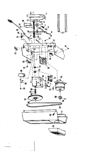 Part Location Diagram of 6642 Craftsman Transmitter