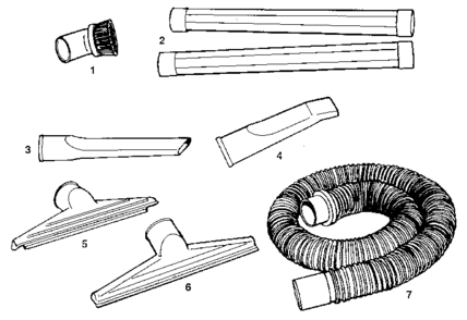 2-1/2" Diameter Plastic Accessories Diagram and Parts List for 113179400  Craftsman Filters & Accessories
