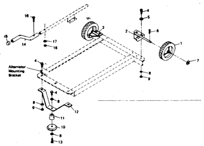Part Location Diagram of 22259 Generac Nut Hex 5/16 -18 S Teel