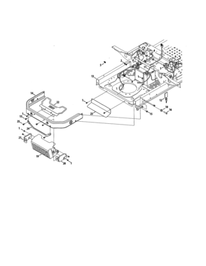 Bumper/muffler Shield Diagram and Parts List for 247277750  Craftsman Engine