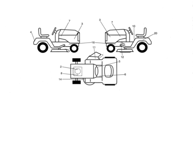 Decals Diagram and Parts List for 917986130  Craftsman Lawn Tractor