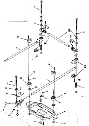 Part Location Diagram of 1561 Craftsman Side pivot