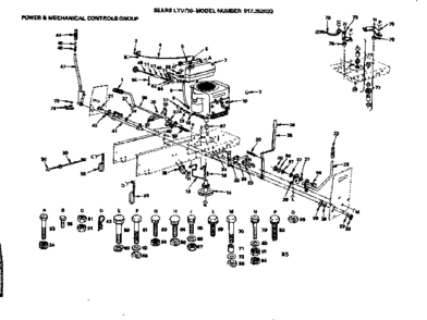 Part Location Diagram of 8504J Craftsman Lawn & garden equipment engine fuel tank cap